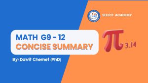 Mathematics Grade 9-12: Concise Summary
